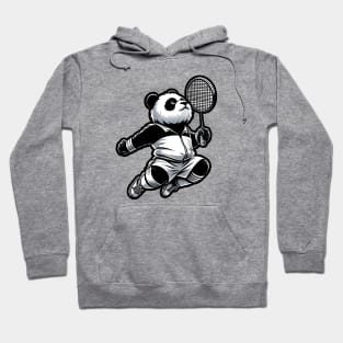 badminton player panda Hoodie